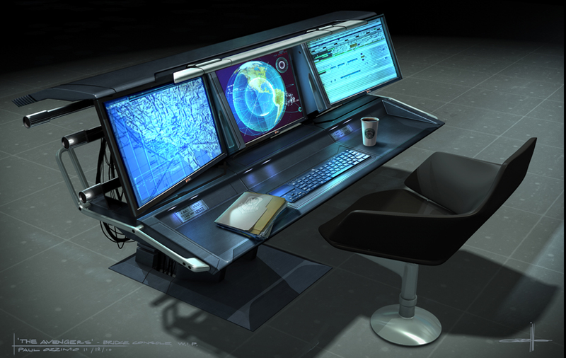 Illustration for article titled Brand new Avengers concept art takes us inside S.H.I.E.L.D.'s hardware!